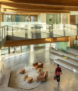 Tate First Tech Credit Union Atrium Aerial Case Study Listing Desktop Image En Us