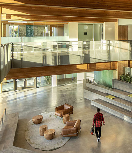 Tate First Tech Credit Union Atrium Aerial Case Study Listing Desktop Image En Us