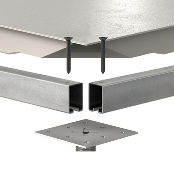 Tate Bolted Stringer Corner Render