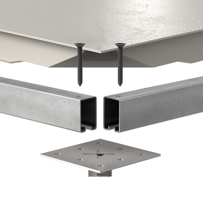 Tate Bolted Stringer Corner Render