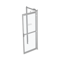 Single White Swing Door Render 4