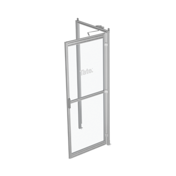 Single White Swing Door Render 4