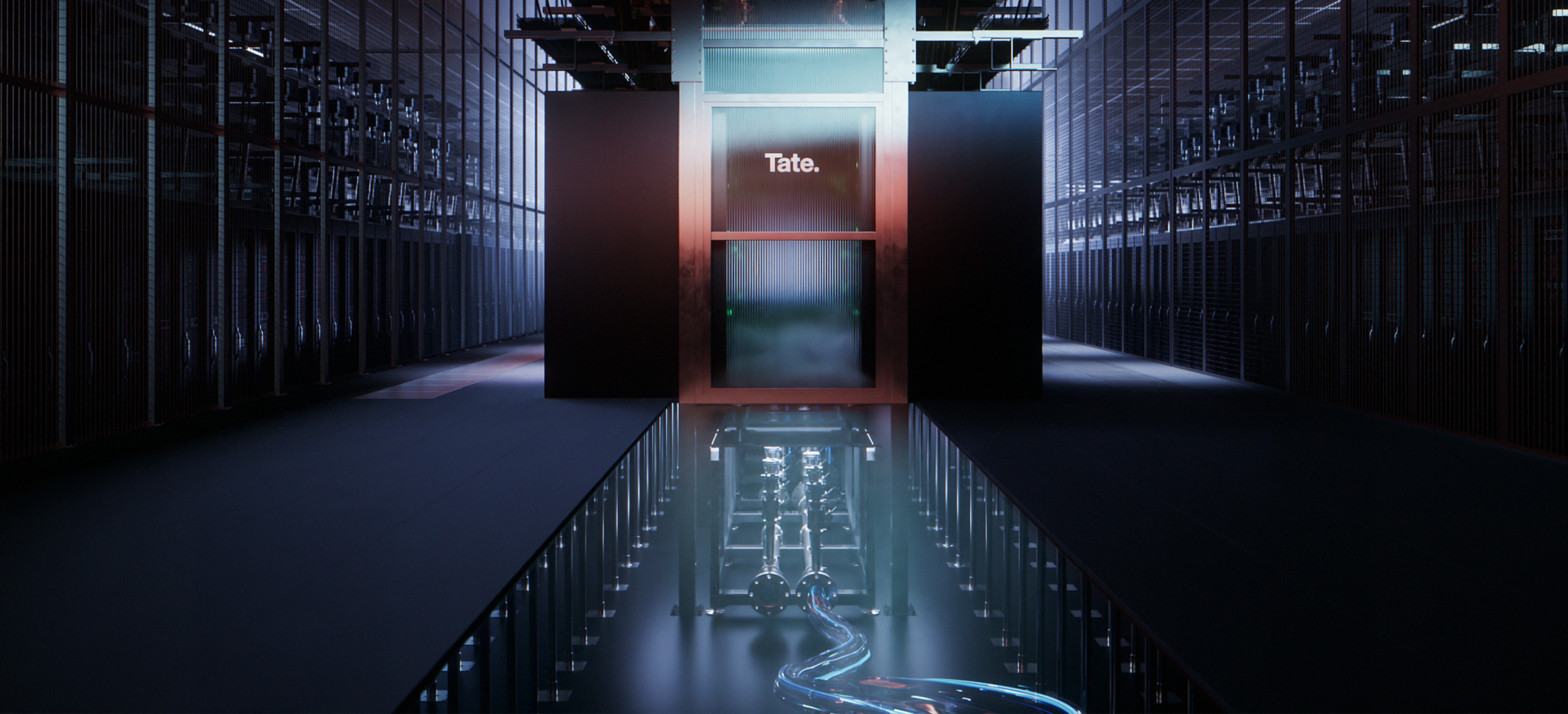 RAF Data Center Underfloor Manifold