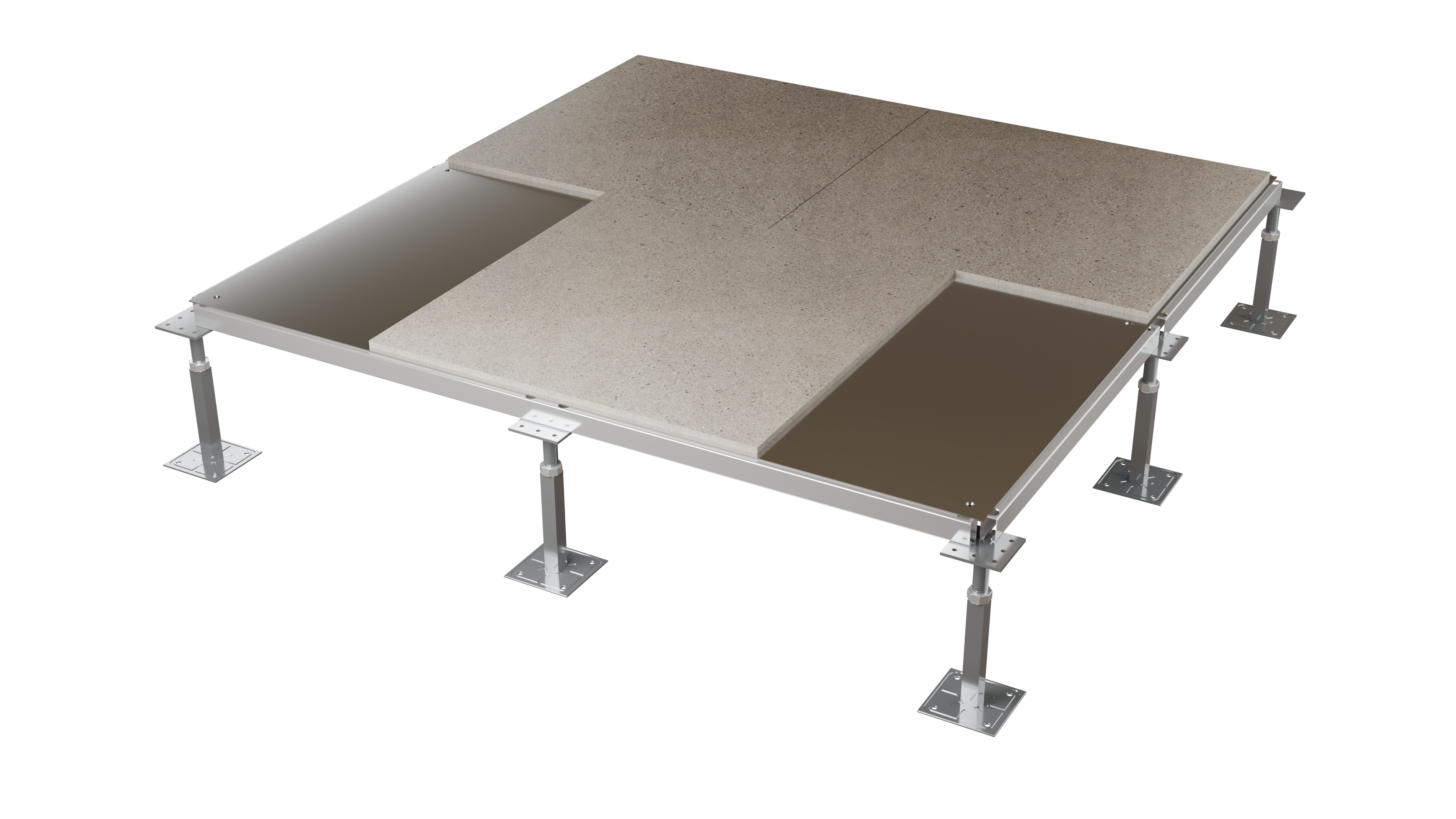 Flooring Freelay Porcelain 24 X 24 Assembly
