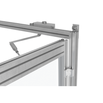 Single White Swing Door Render 6