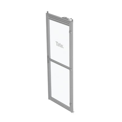 Single White Swing Door Render 3